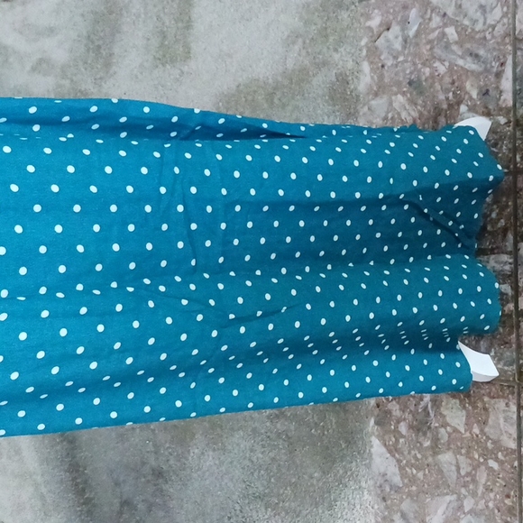 NWT MAXI SUNDRESS TEAL XS/S - Picture 8 of 14